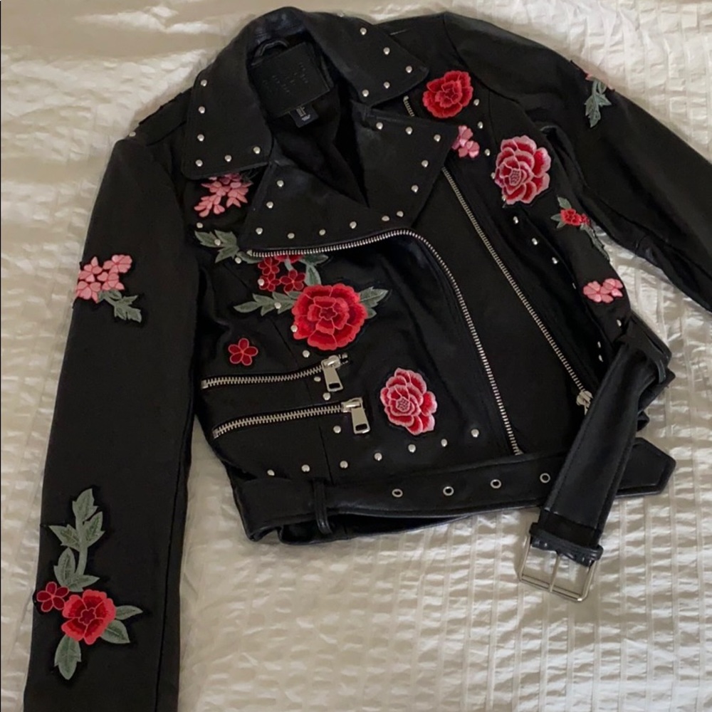 Bella vere faux leather jacket